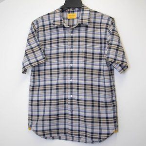 Men's Original Madras Trading Company No. 114 Lax Short Sleeved Shirt Size L